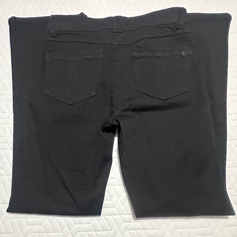 DEMOCRACY AB Technology Black Classic Straight Leg Jeans - Picture 4 of 9